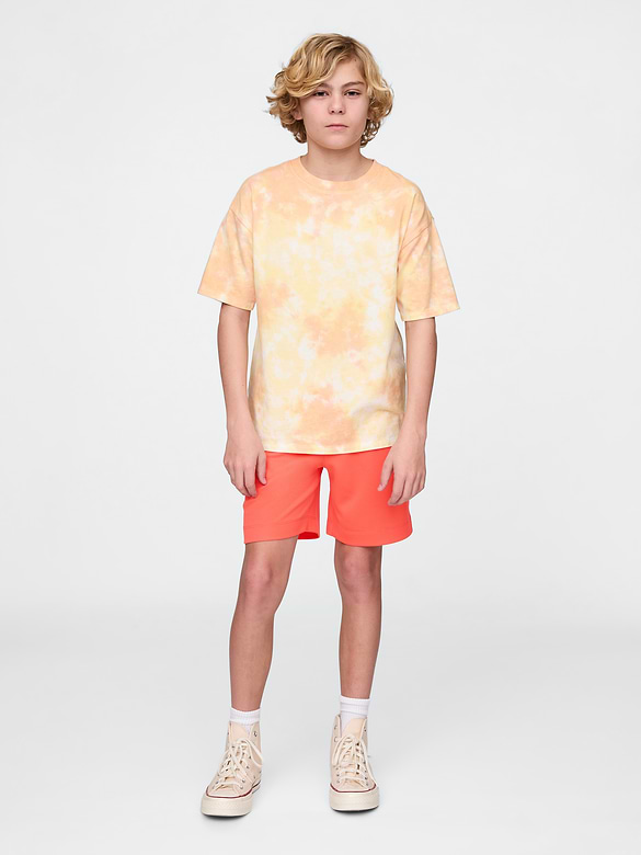 Kids GapFit 6" Recycled Mesh Easy Shorts