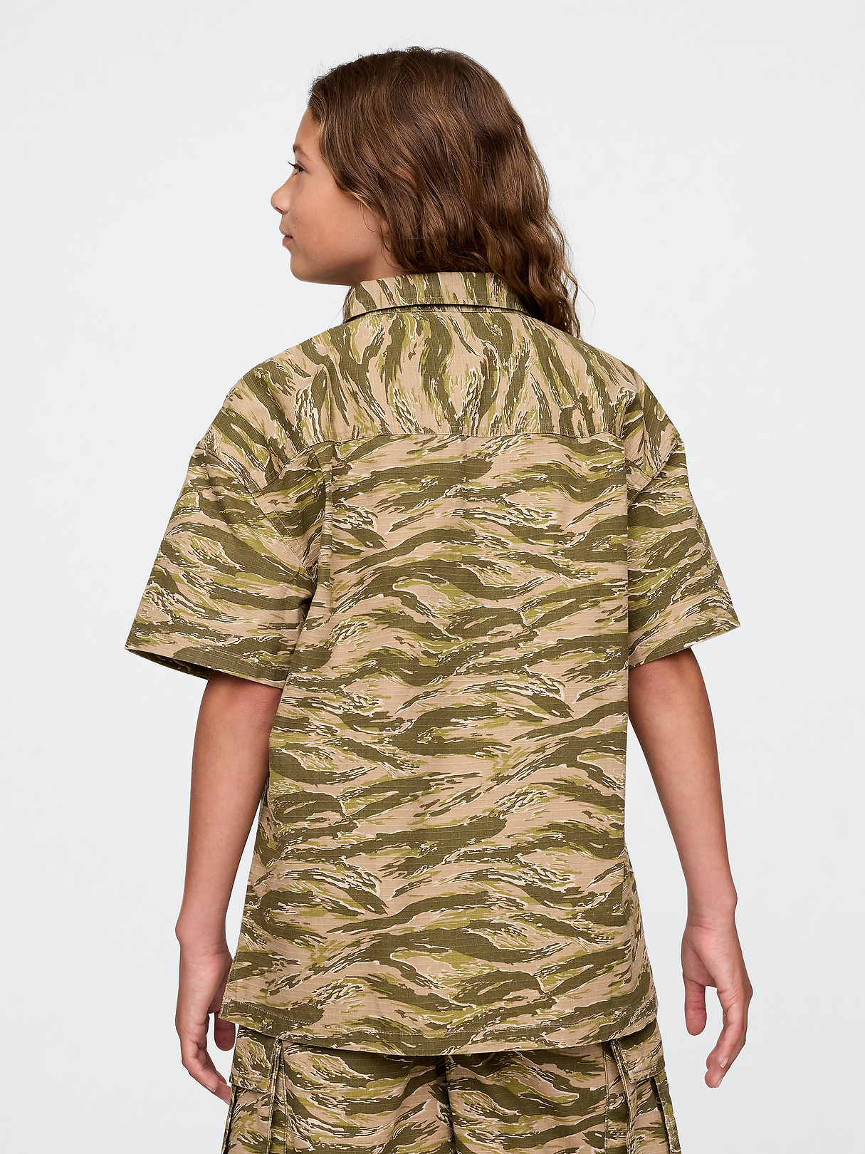 Kids Ripstop Utility Shirt | Gap