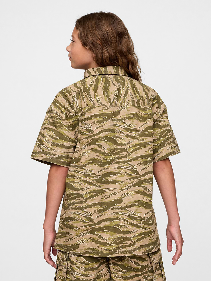 L'image numéro 3 présente Chemise utilitaire en tissu indéchirable pour Enfant