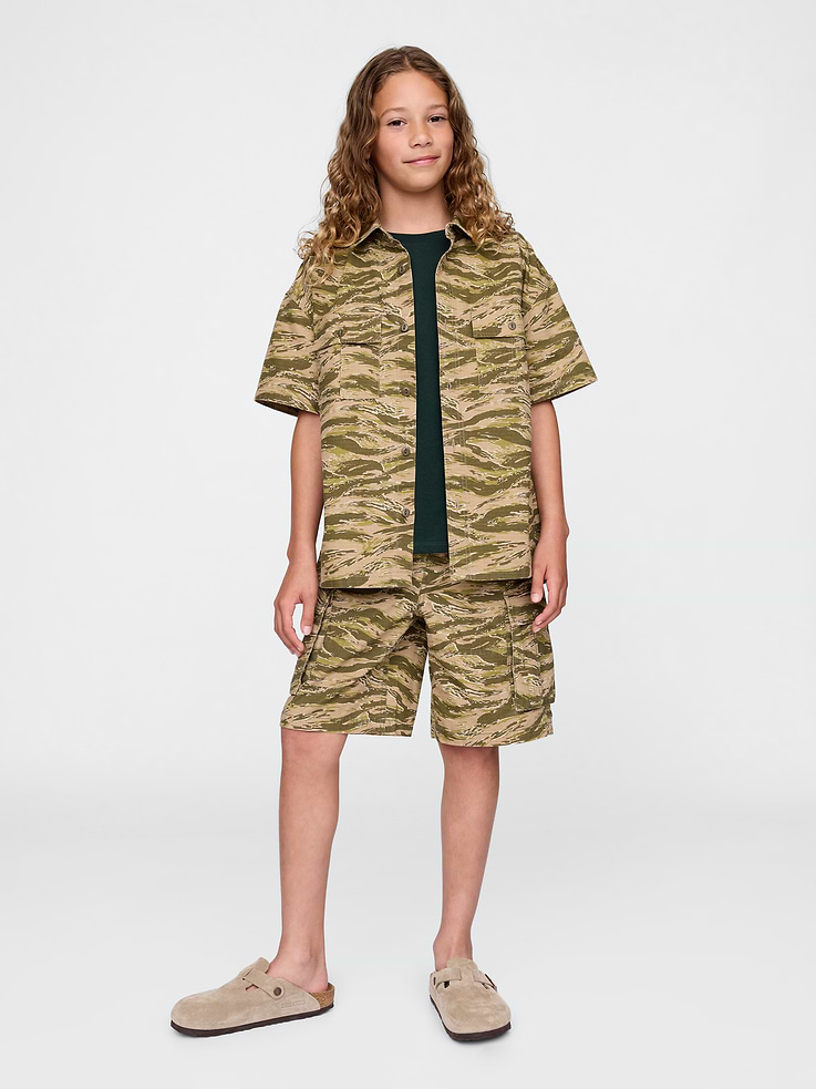 L'image numéro 4 présente Chemise utilitaire en tissu indéchirable pour Enfant