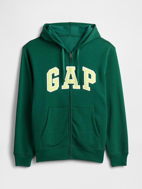 Adult Relaxed Gap Logo Zip Hoodie