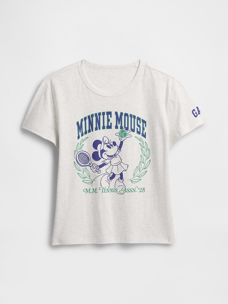 Image 5 of 5, Gap × Disney Minnie Mouse Shrunken Graphic T-Shirt