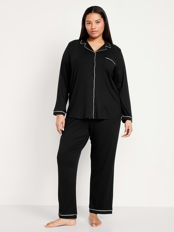 L'image numéro 7 présente Ensemble pantalon en tricot de jersey Grasse matinée