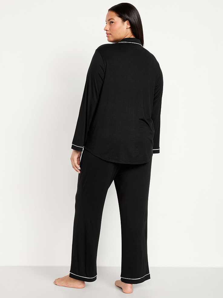 L'image numéro 8 présente Ensemble pantalon en tricot de jersey Grasse matinée