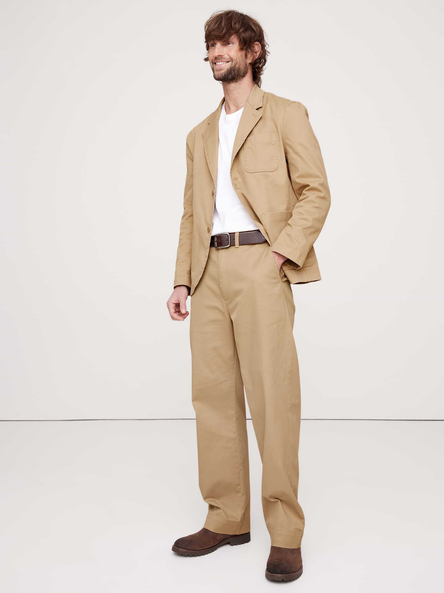 Image number 1 showing, Relaxed Stretch Chino