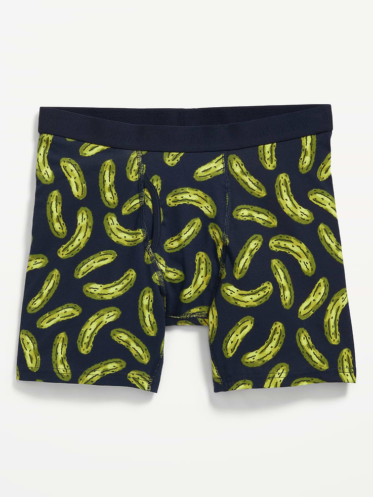 Image 1 of 1, comfort elastic waistband, fly front, prints vary, Product #645326