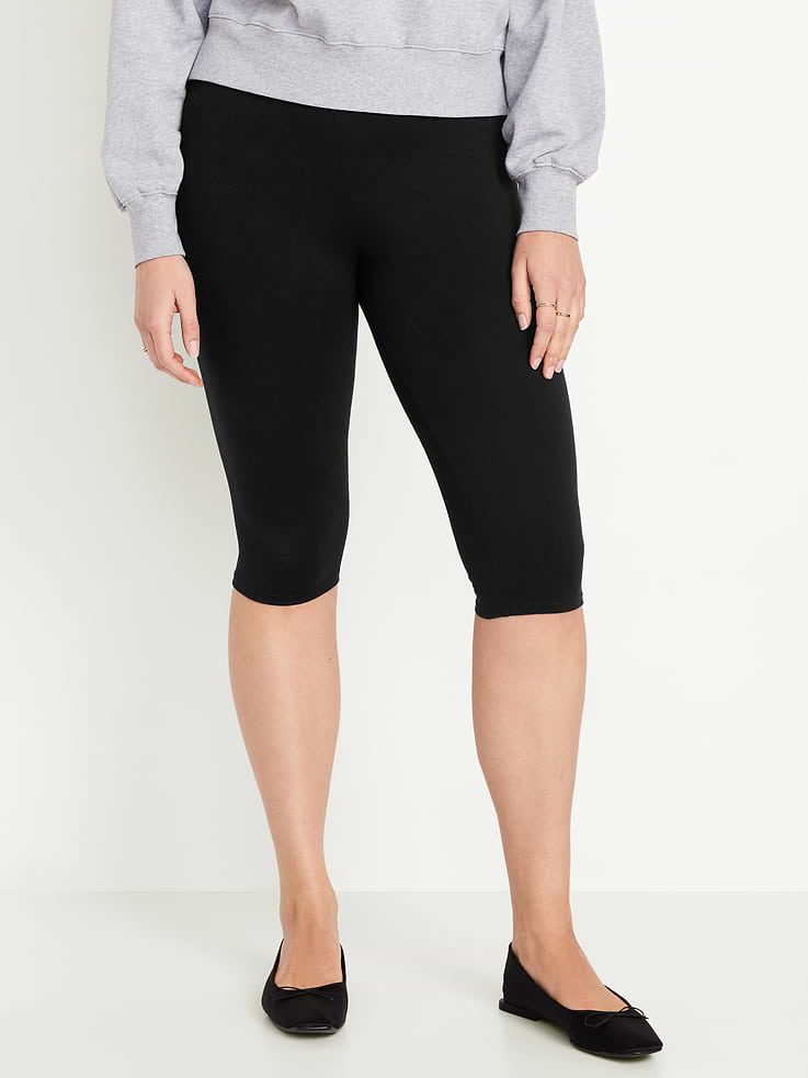 Image number 4 showing, High-Waisted Fashion Layering Capri Legging