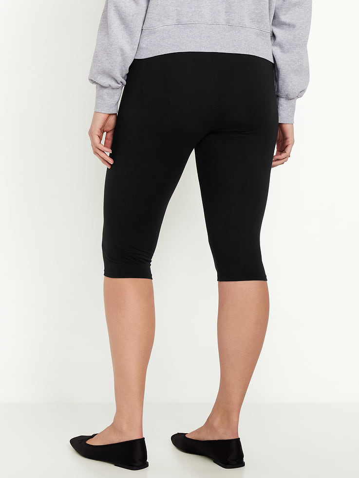 Image number 5 showing, High-Waisted Fashion Layering Capri Legging