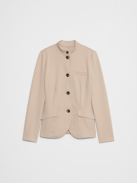 Knit Pique Blazer
