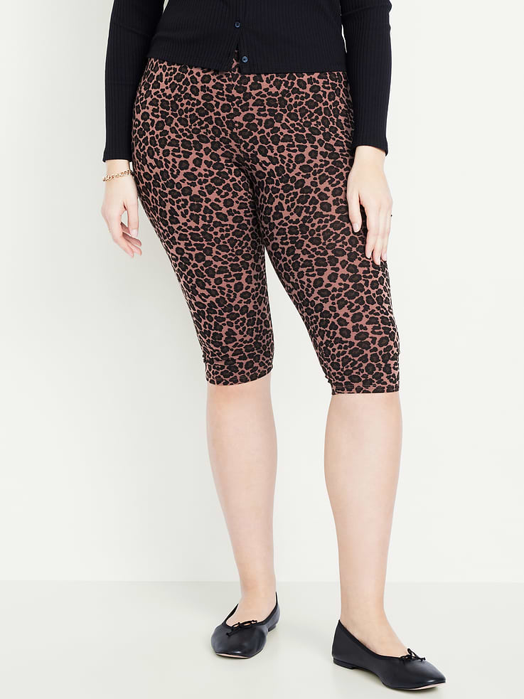 Image number 4 showing, High-Waisted Fashion Layering Capri Legging