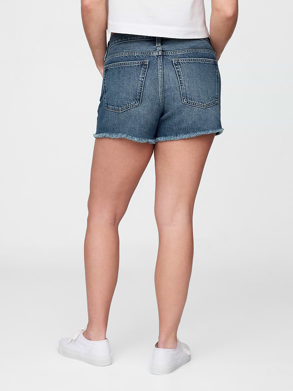 4" Mid Rise UltraSoft Relaxed Cutoff Shorts