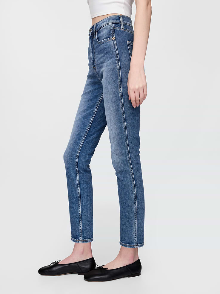 Image number 3 showing, High Rise Vintage Slim Jeans