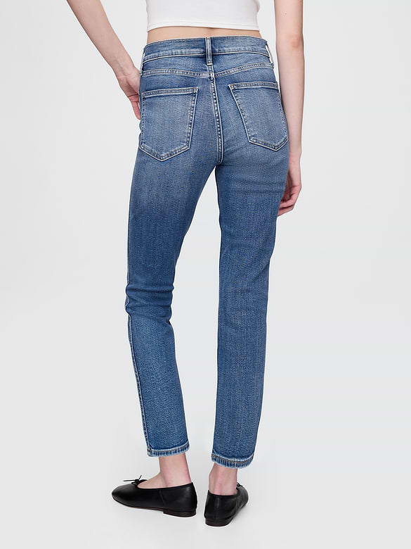 High Rise Vintage Slim Jeans