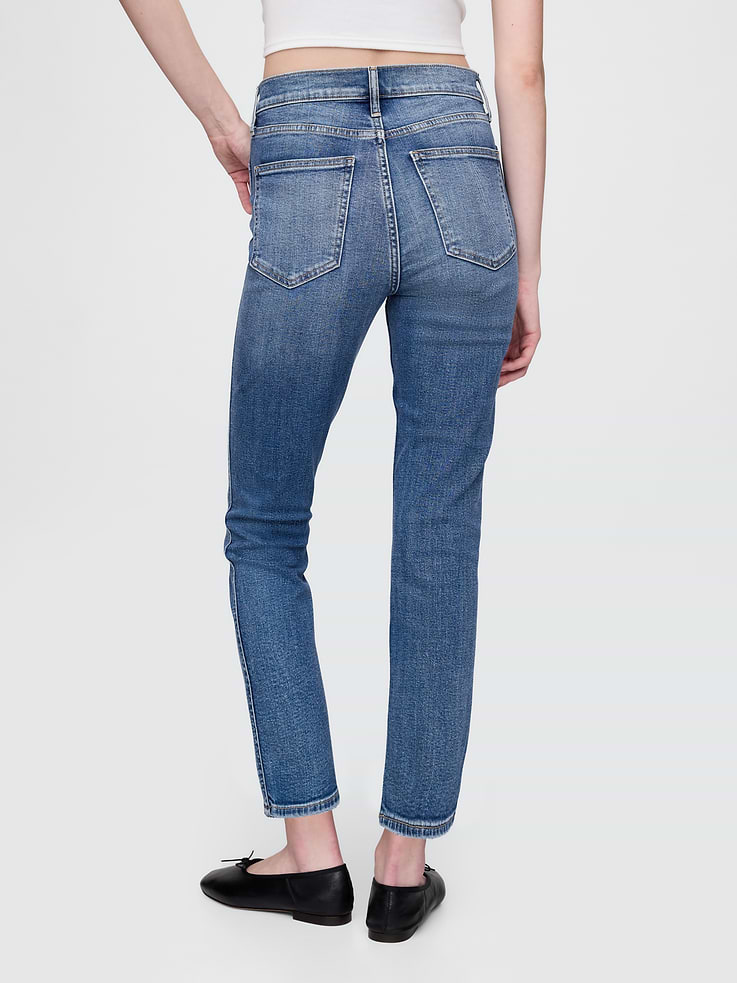 Image number 4 showing, High Rise Vintage Slim Jeans