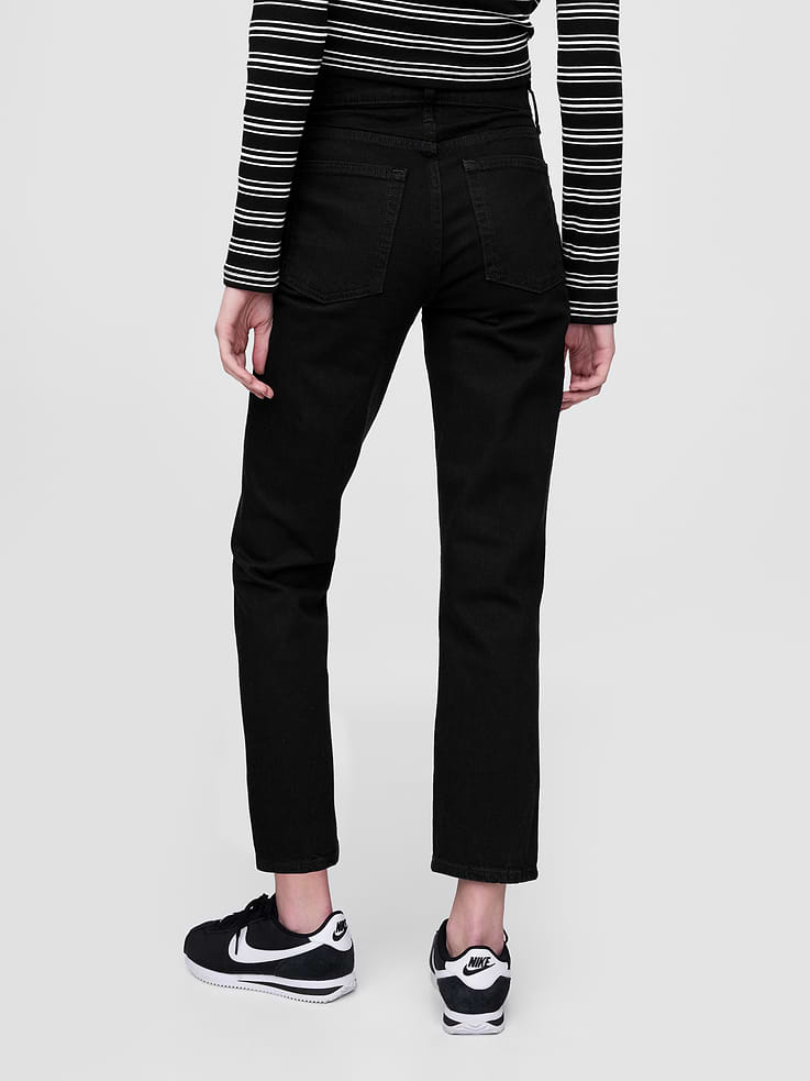 Image number 4 showing, High Rise Cheeky Straight Jeans