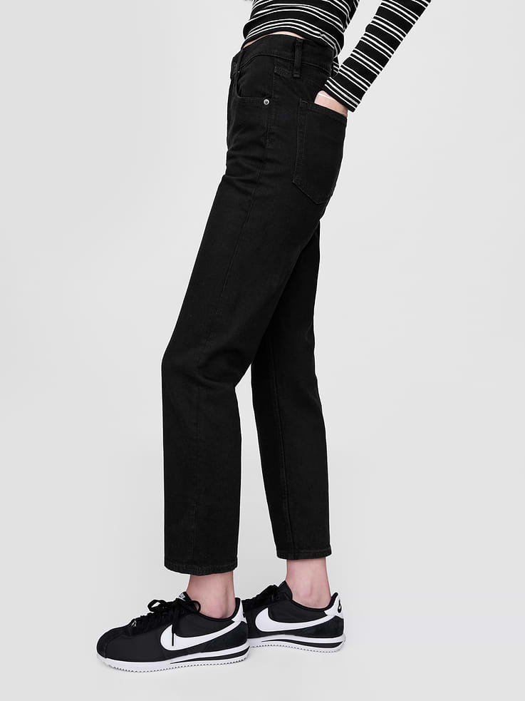 Image number 3 showing, High Rise Cheeky Straight Jeans