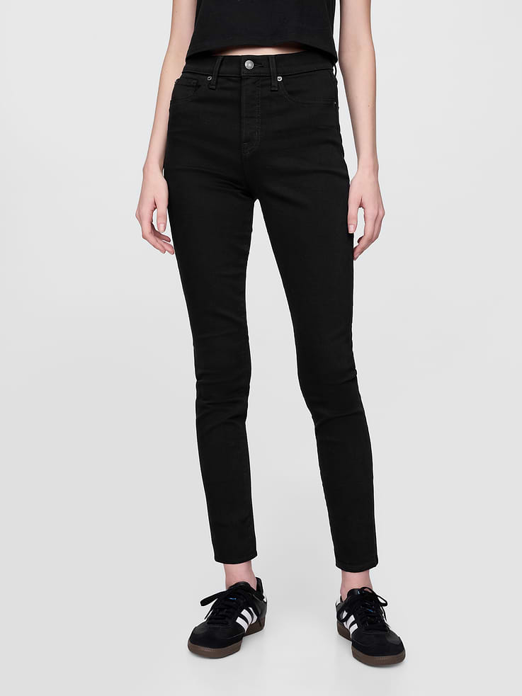 Image number 2 showing, High Rise True Skinny Jeans