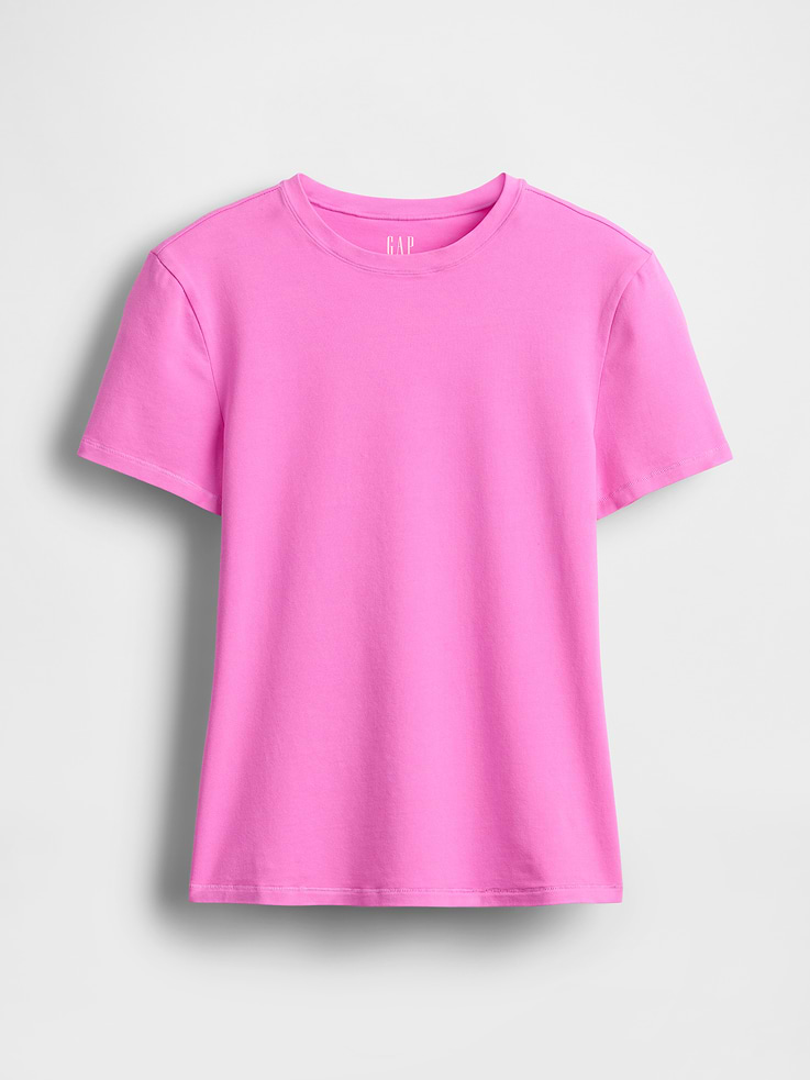 Image 4 de 5, T-shirt moulant en jersey