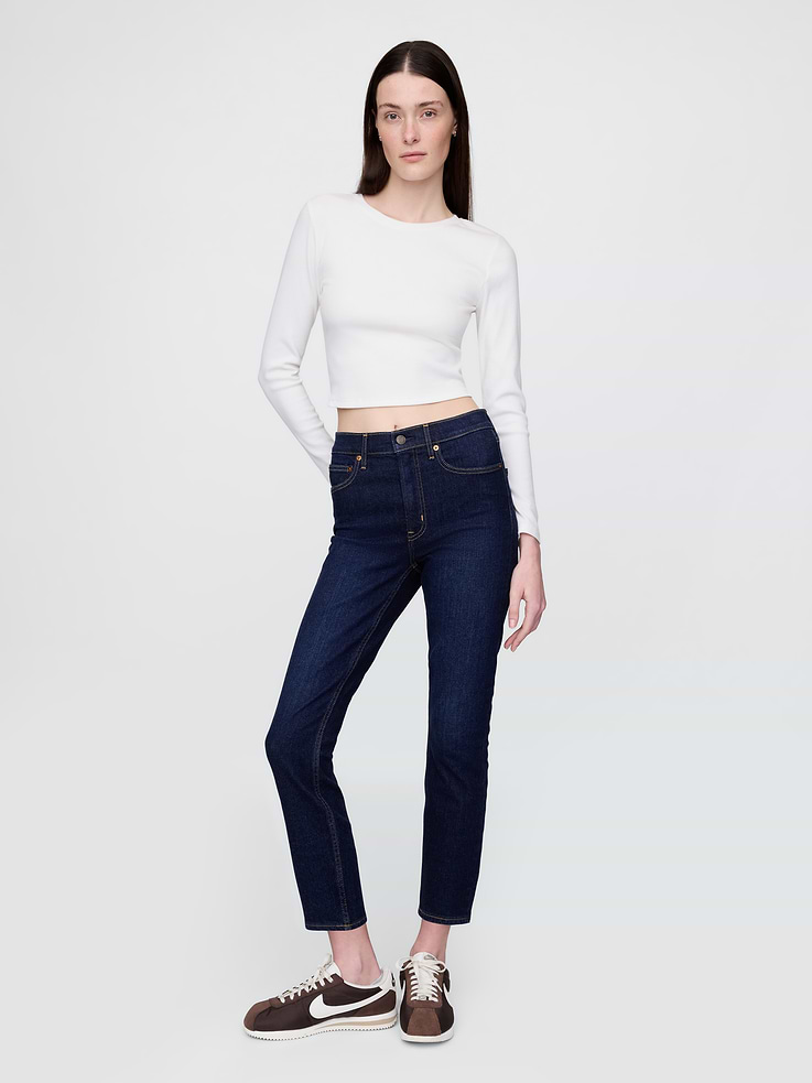 Image number 1 showing, High Rise Vintage Slim Jeans