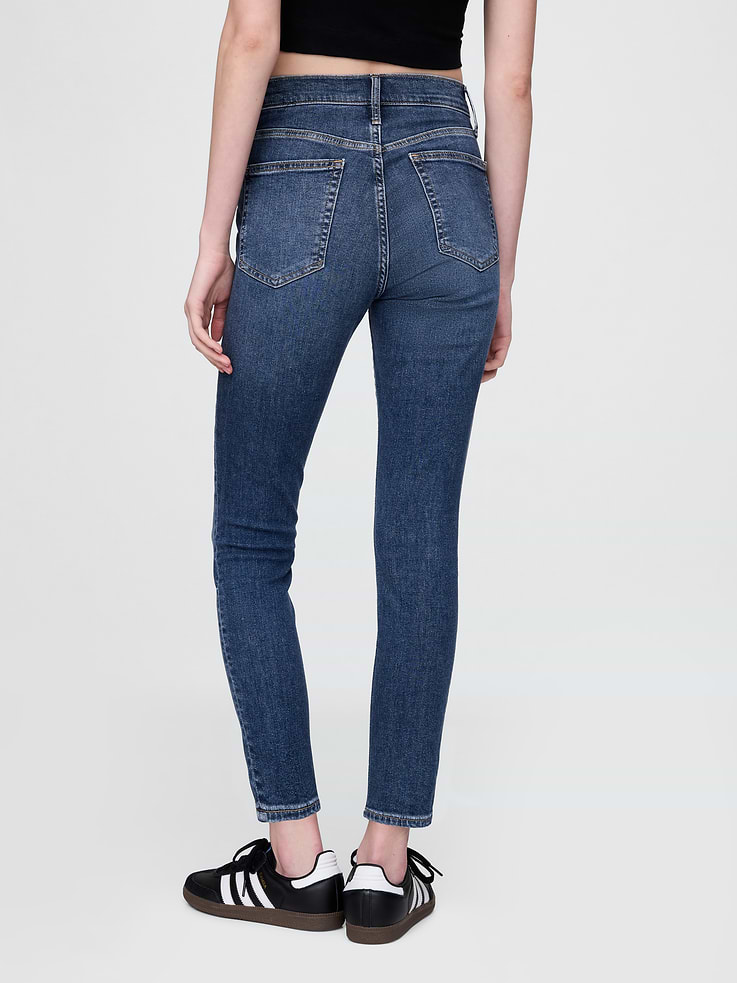 Image number 4 showing, High Rise True Skinny Jeans