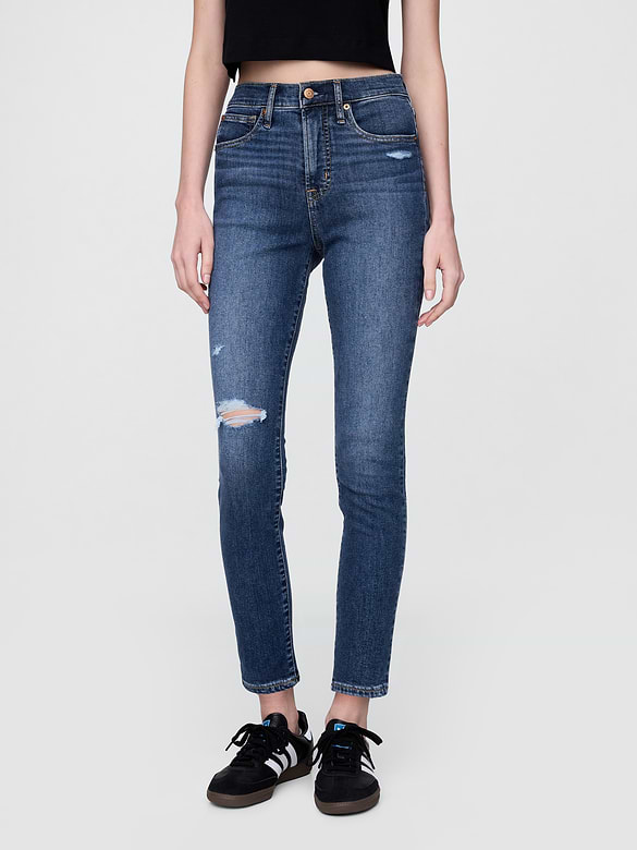 High Rise True Skinny Jeans