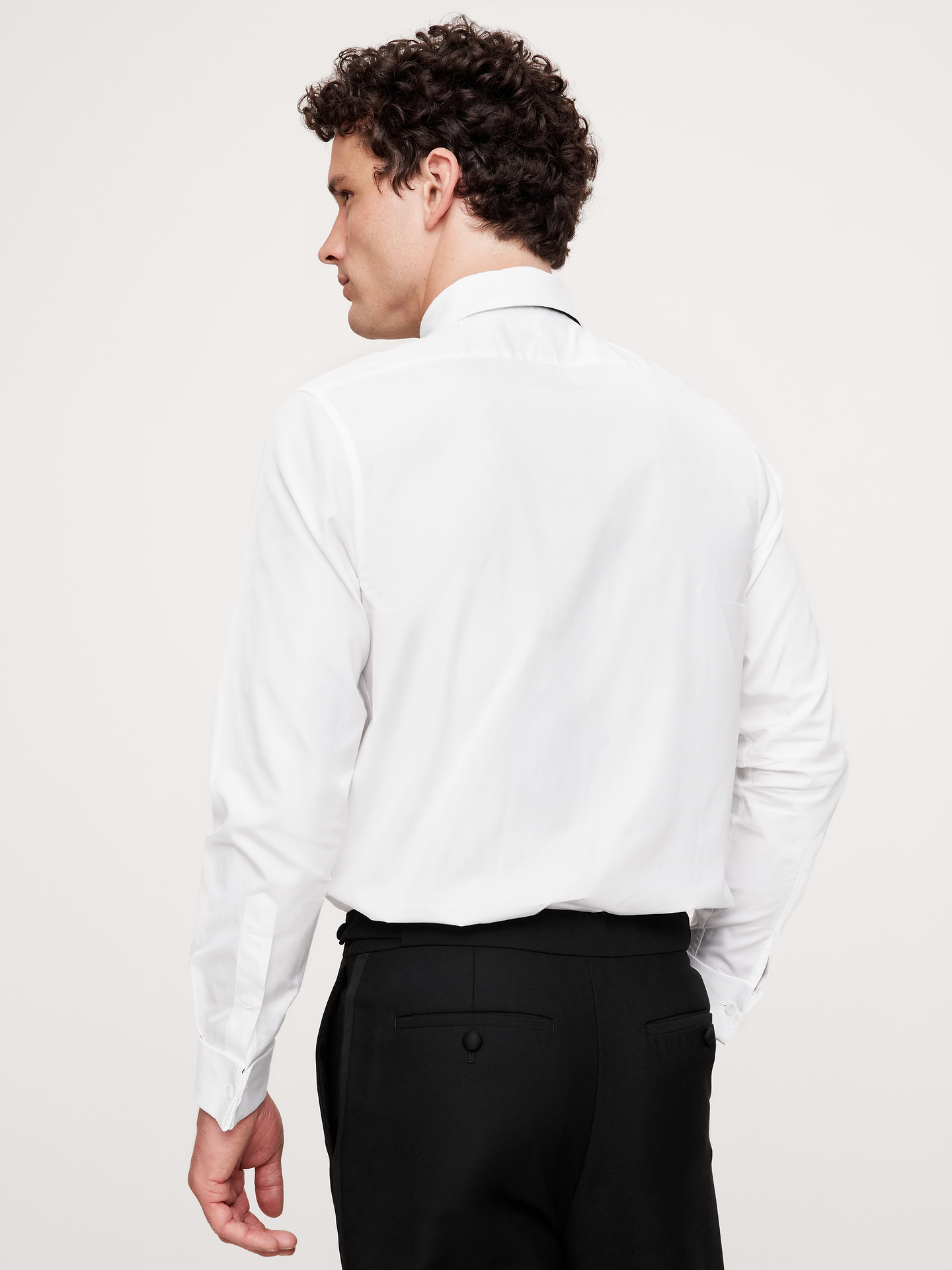 Image number 3 showing, Slim Pleated Tuxedo Shirt