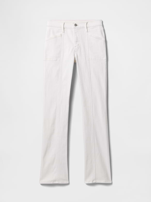 Mid Rise Seamed Universal Baby Boot Jeans