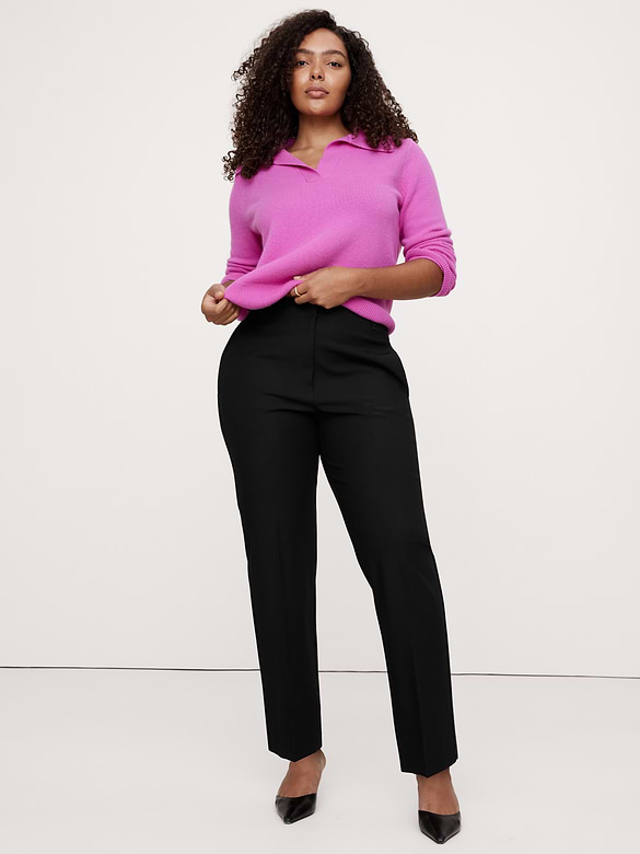 Ultra High-Rise Modern Slim City Stretch Ankle Pant