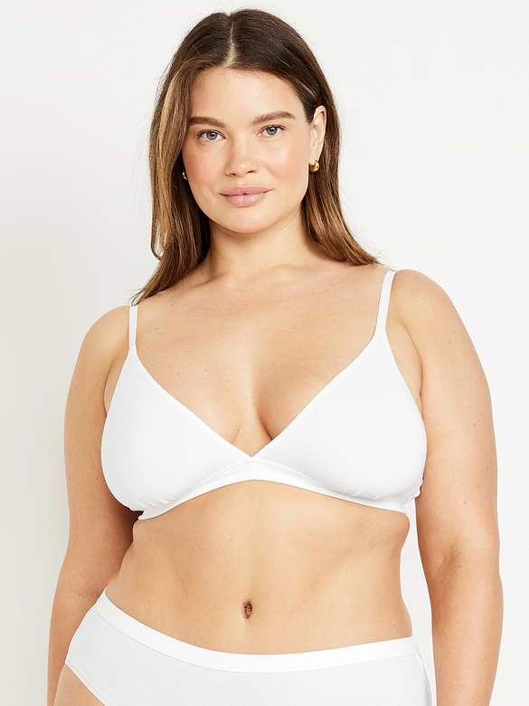 Everyday Cotton Triangle Bralette