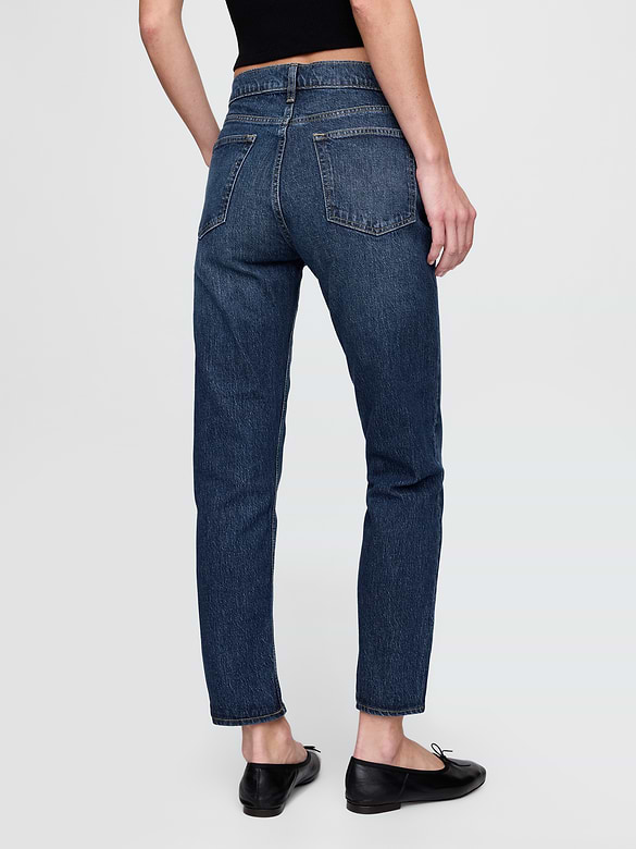 High Rise Cheeky Straight Jeans