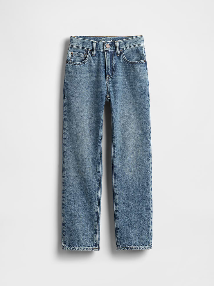 Image number 2 showing, Kids Relaxed Straight Jeans
