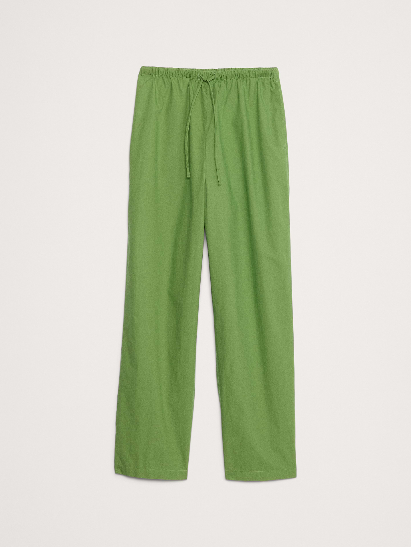 Image 4 of 4, Cotton Poplin Pull-On Pant