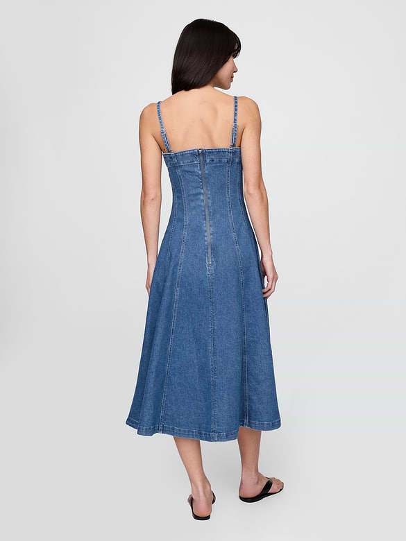Denim Midi Dress