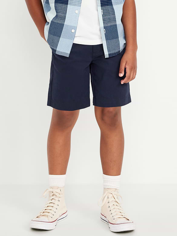 Knee Length Twill Shorts for Boys