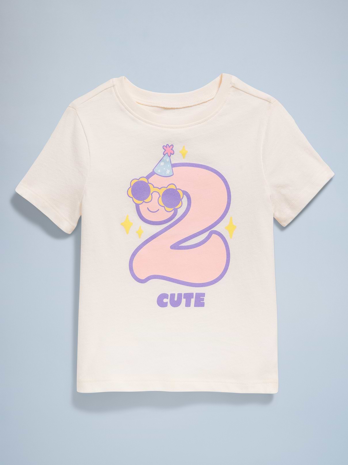 Image number 1 showing, Birthday Graphic T-Shirt for Toddler Girls