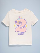 Image number 1 showing, Birthday Graphic T-Shirt for Toddler Girls