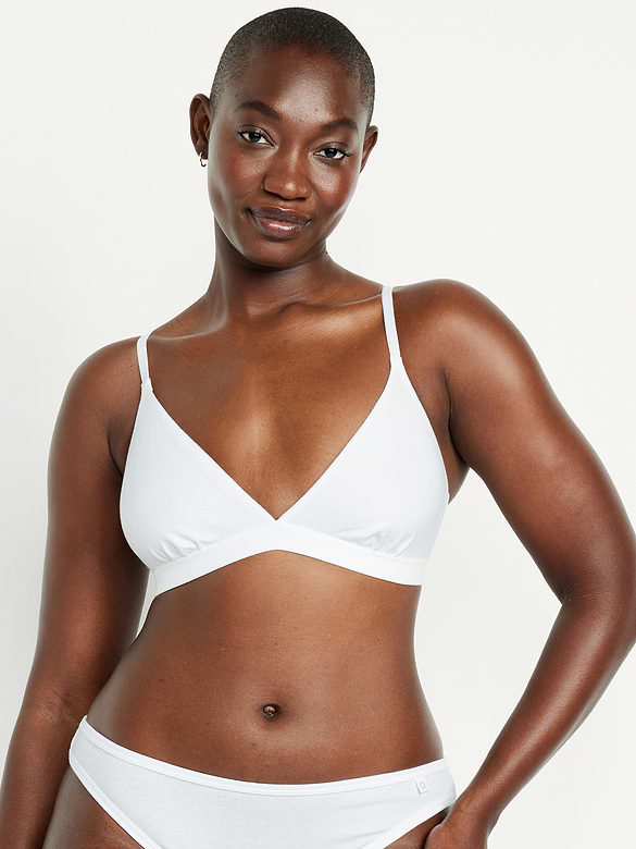 Everyday Cotton Triangle Bralette