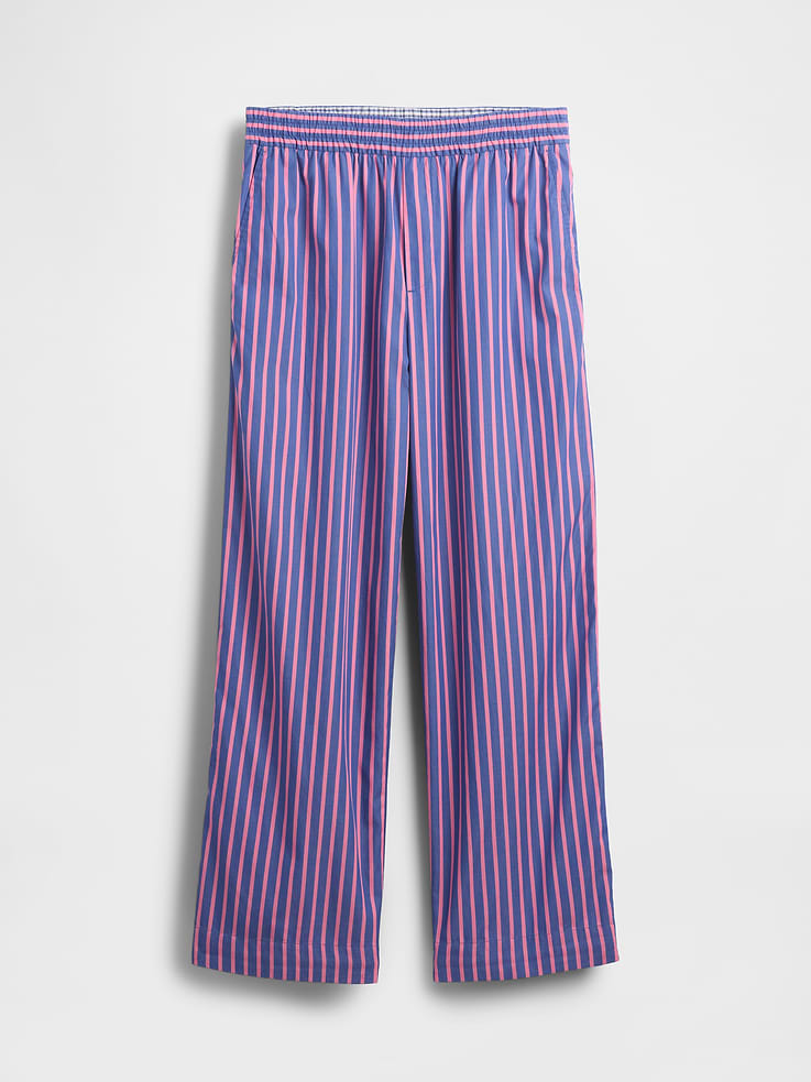 Image number 7 showing, Organic Cotton Poplin Easy Wide-Leg Pants