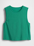 Image number 4 showing, GapFit Breathe Crop Muscle Tank Top