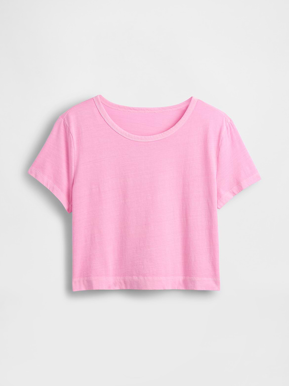 Organic Cotton VintageSoft Crop T-Shirt