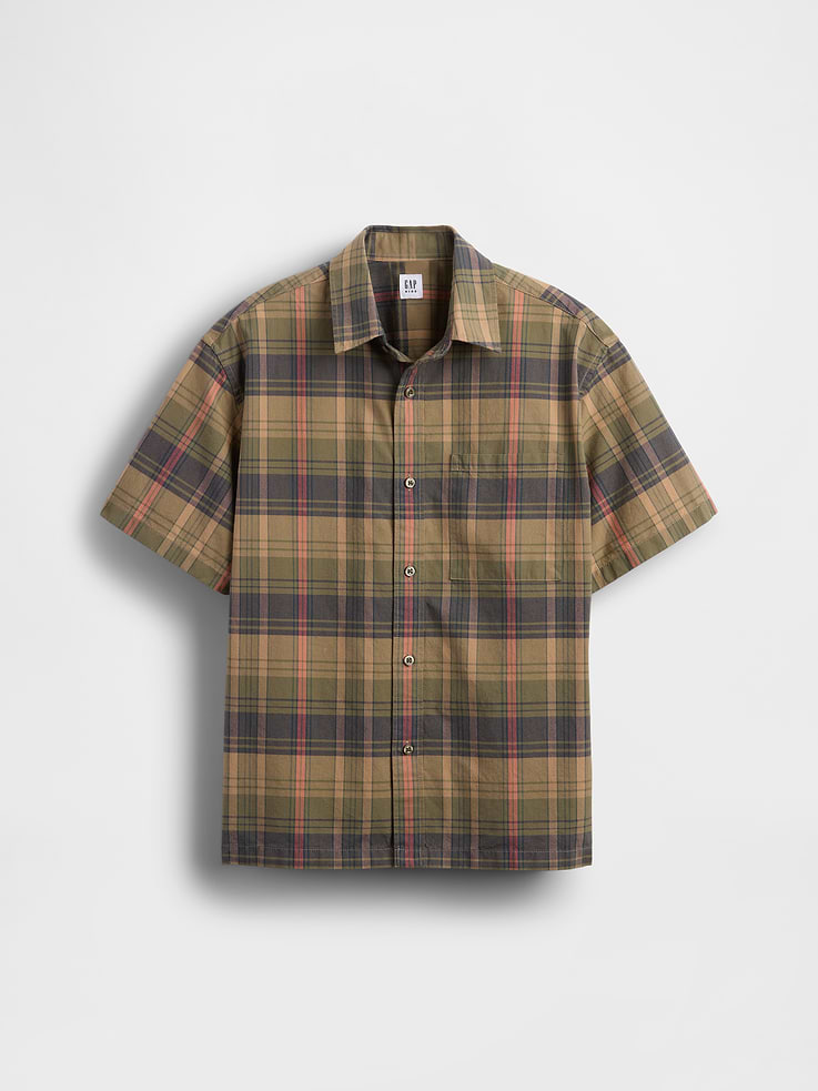 Image number 2 showing, Kids Relaxed Plaid Shirt