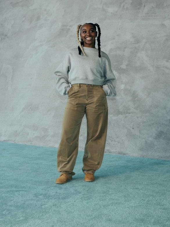 VintageSoft Wedge Crew Sweatshirt