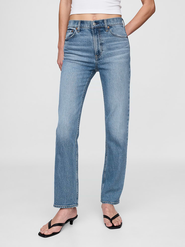 Image number 2 showing, High Rise ’90s Slim Straight Jeans