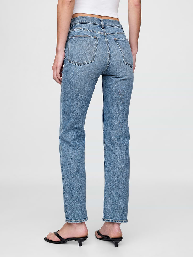 Image number 4 showing, High Rise ’90s Slim Straight Jeans