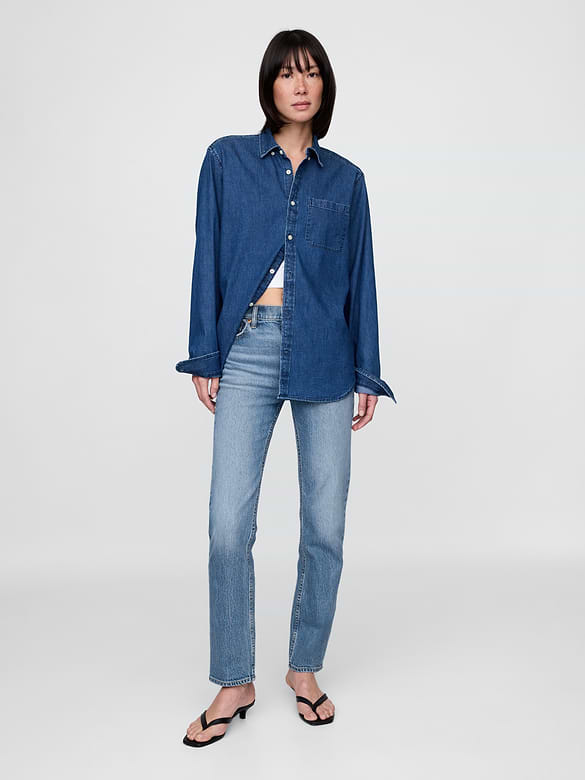 High Rise ’90s Slim Straight Jeans