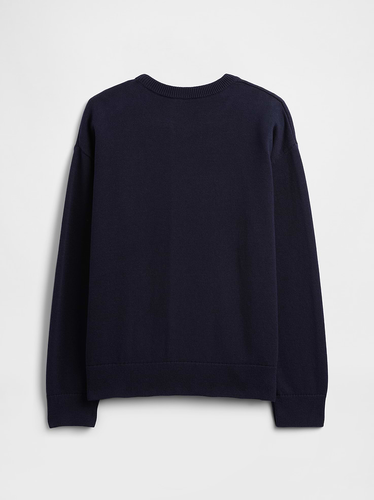 Image number 2 showing, Kids Relaxed Intarsia Sweater