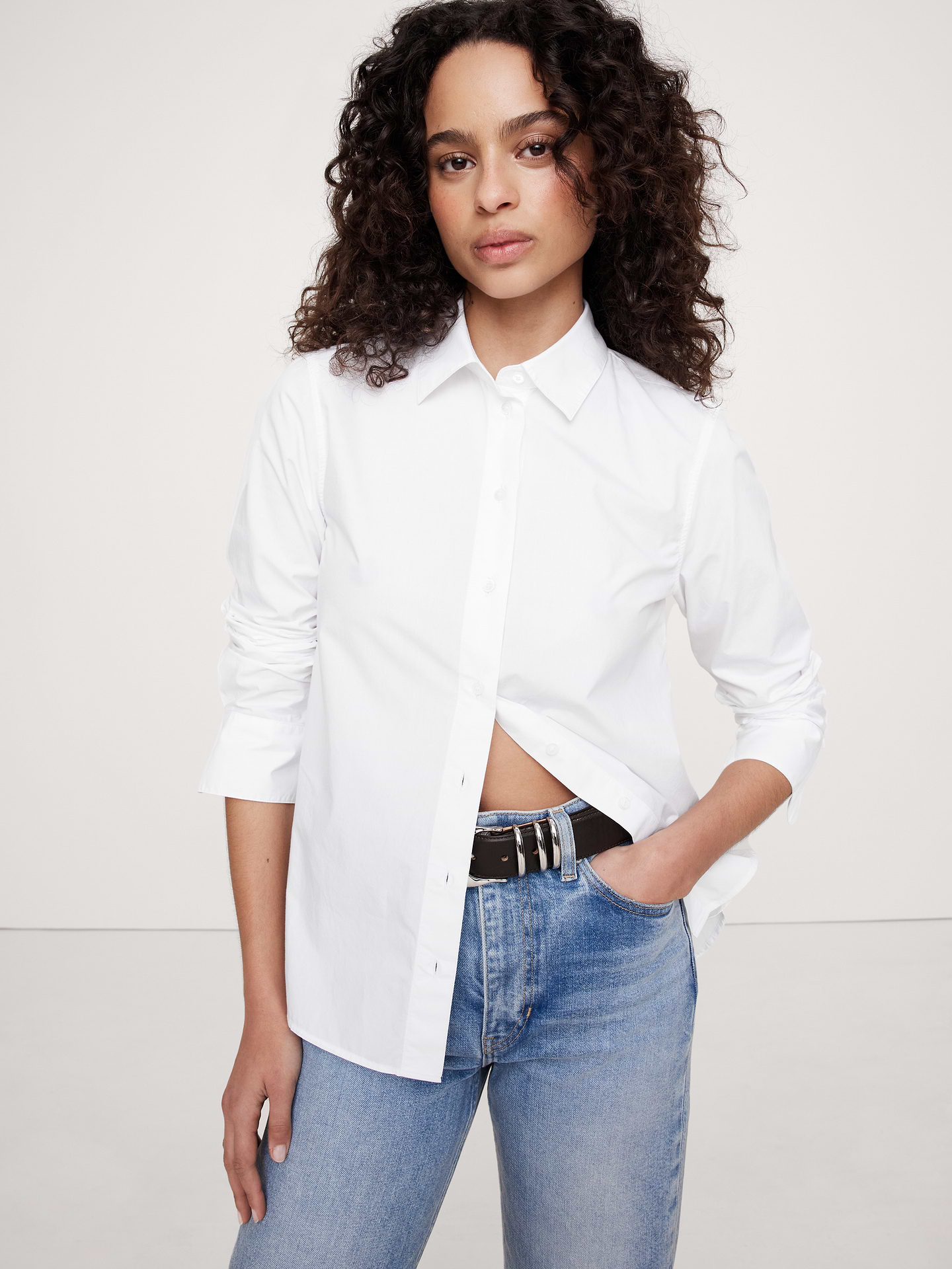 Image number 1 showing, The Everyday Shirt in Cotton Poplin