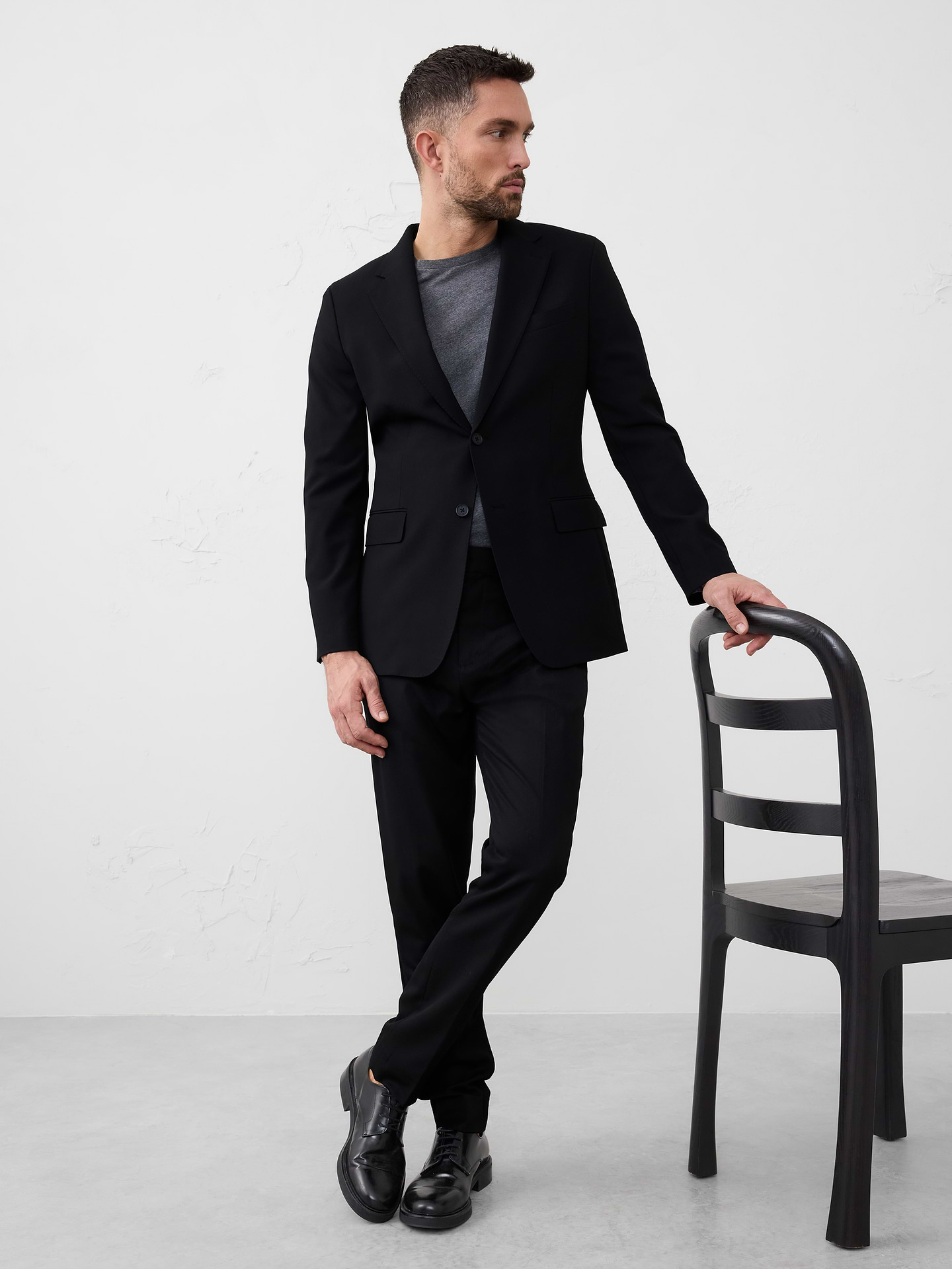 Image number 1 showing, Plain Weave Suit Jacket