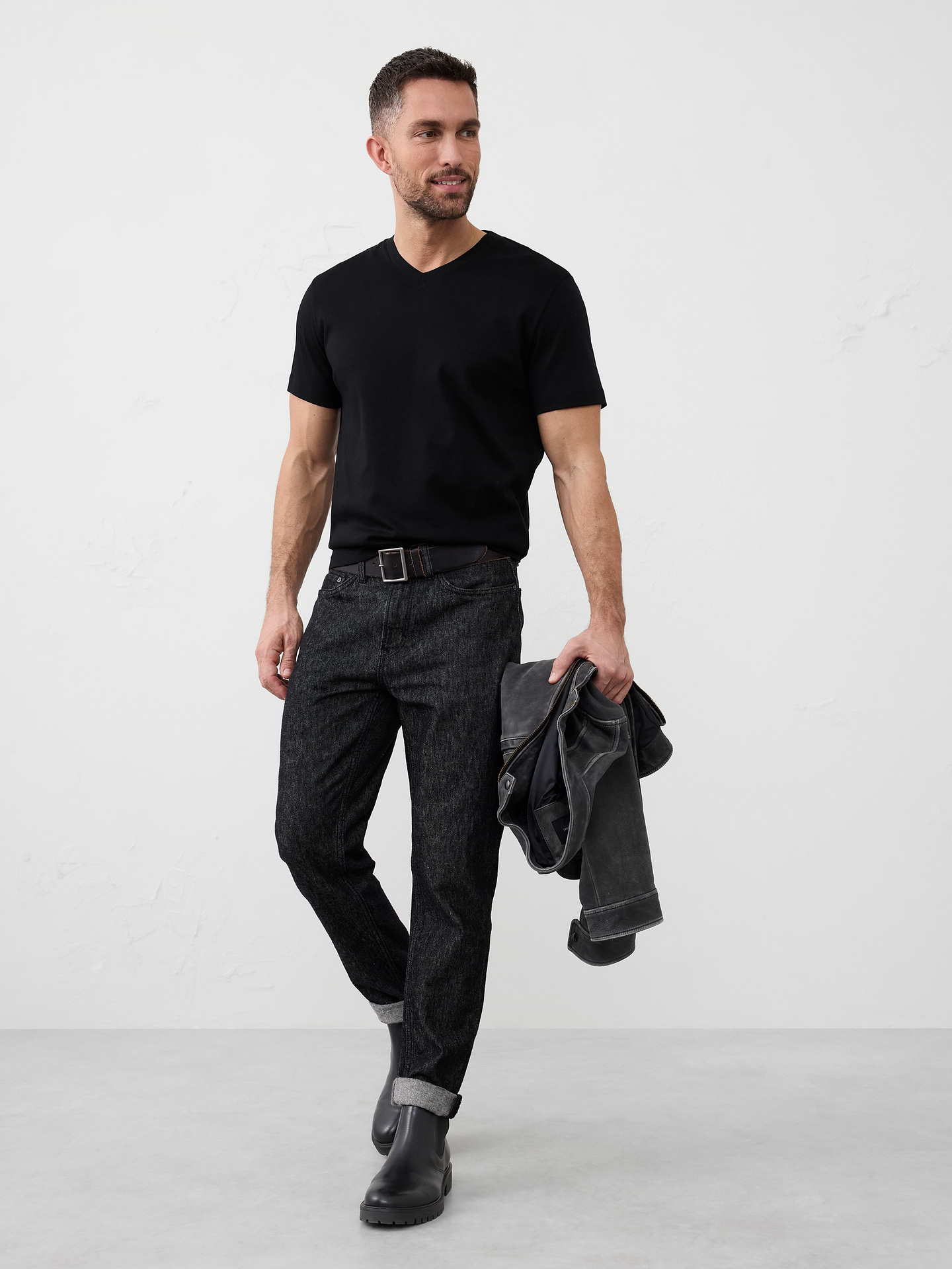 Image number 3 showing, Luxe Touch V-Neck T-Shirt