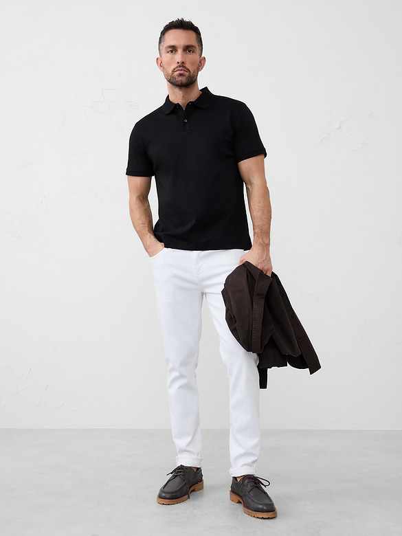 Standard-Fit Luxe Touch Polo